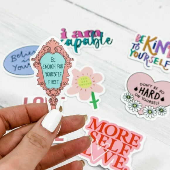 More Self Love Affirmation Planner Stickers - Pack of 10 - Picture 4 of 4